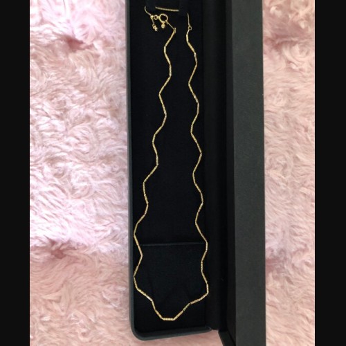 K18 イエローゴールド デザインネックレス