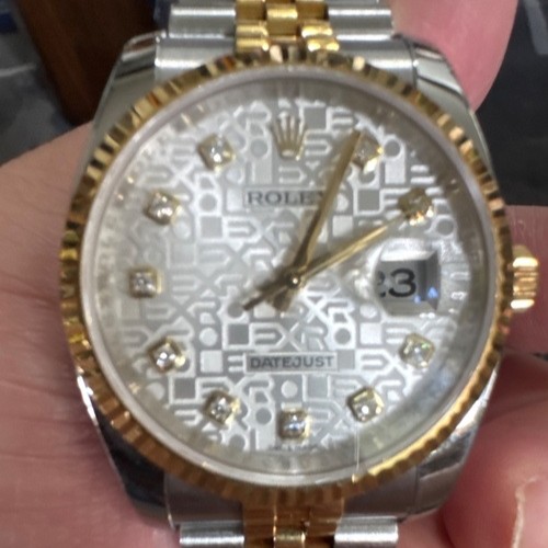 ロレックス デイトジャスト R116233G D番
