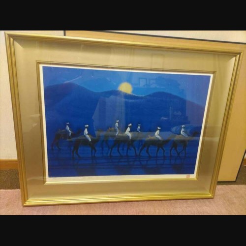 平山郁夫『月光流砂らくだ行』