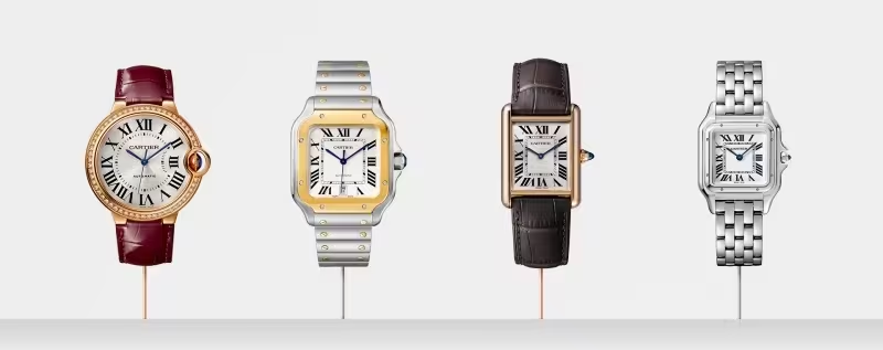 カルティエの腕時計コレクション