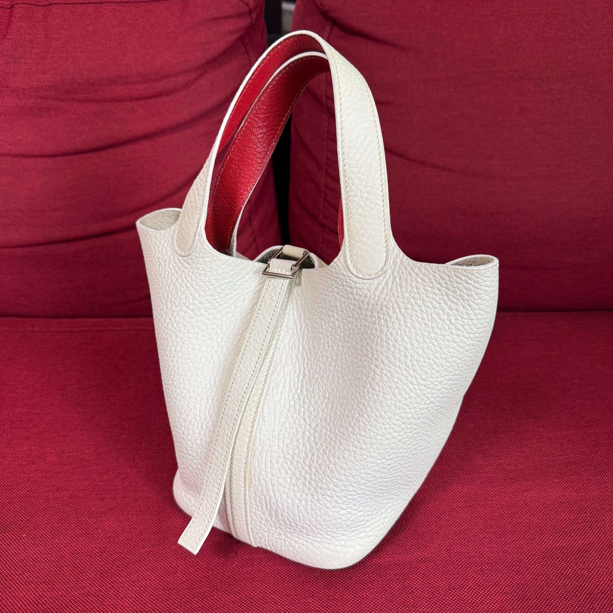 ピコタンPM ホワイト×ルージュ