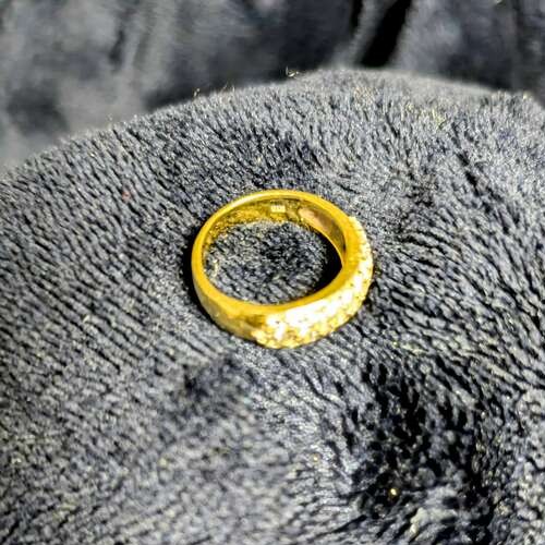 指輪 K18 5.9g パヴェダイヤ1ct