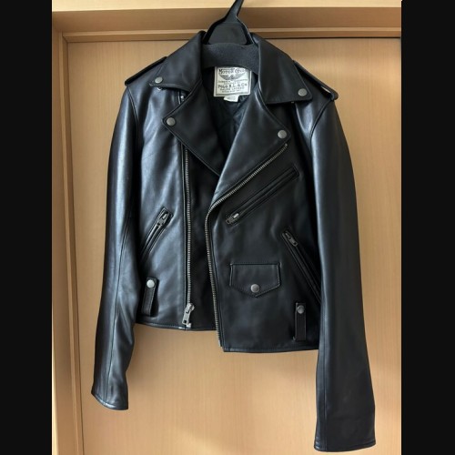 ポロ ラルフローレン ラムレザー ダブル ライダース ジャケット