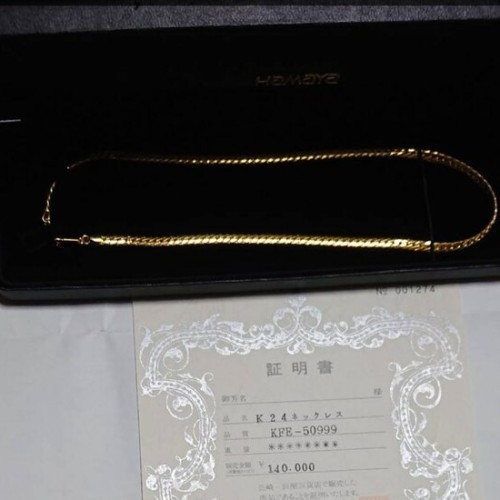 24金ネックレス