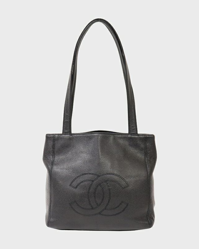 CHANEL キャビアスキントートバッグ