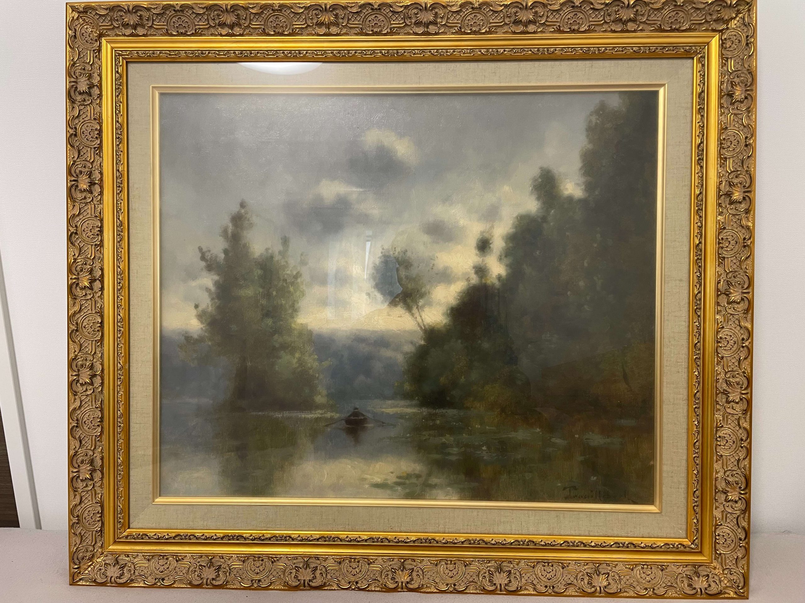 水辺の風景(ボート)