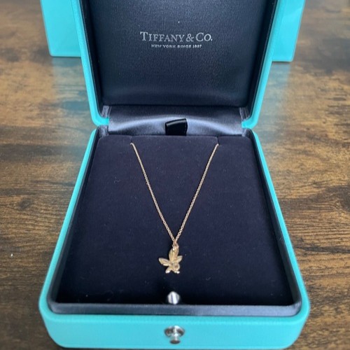 ティファニー オリーブリーフ ネックレス ピンクゴールド（K18）