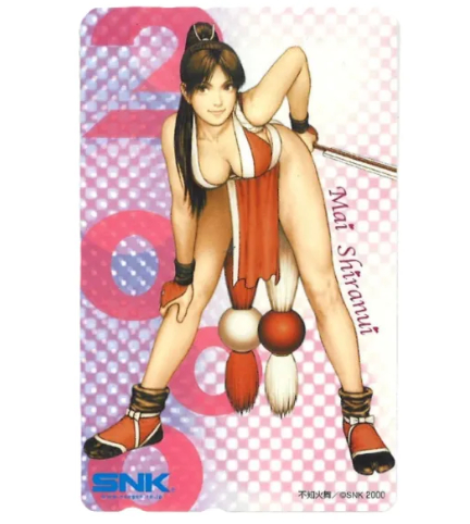 テレホンカード 不知火舞 SNK 餓狼伝説