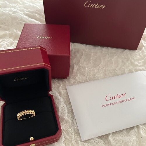 カルティエ クラッシュリングSMピンクゴールド
