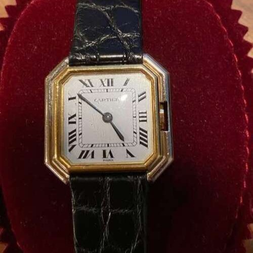 カルティエ サンチュール  18KYG×18KWGケース