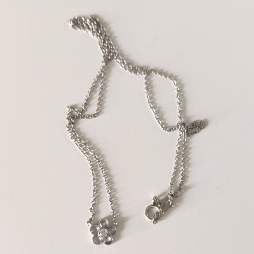 ティファニー、ガーデンフラワーネックレス、Pt950