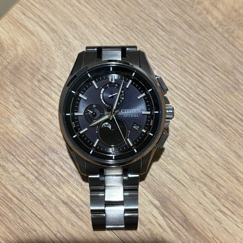 シチズン アテッサTI 黒文字盤