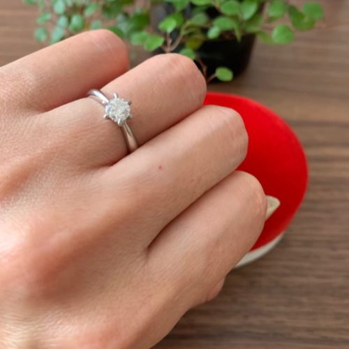 プラチナ1000 ダイヤモンドリング