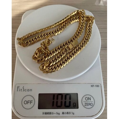 100g 6面ダブル喜平 50cm 造幣局