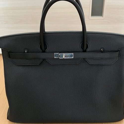 バーキン40 シルバー金具 ブラック