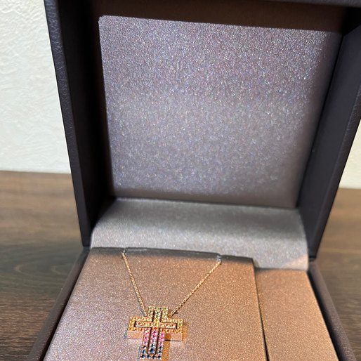 ベルエポック レインボー ピンクゴールド サファイア