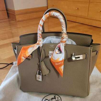 バーキン25 ベージュマルファ