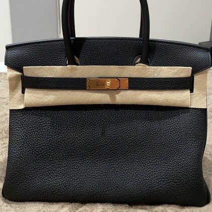 バーキン30 トゴ G金具 ブラック U刻印