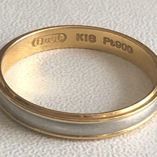 指輪 K18 pt900