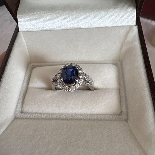 サファイア指輪