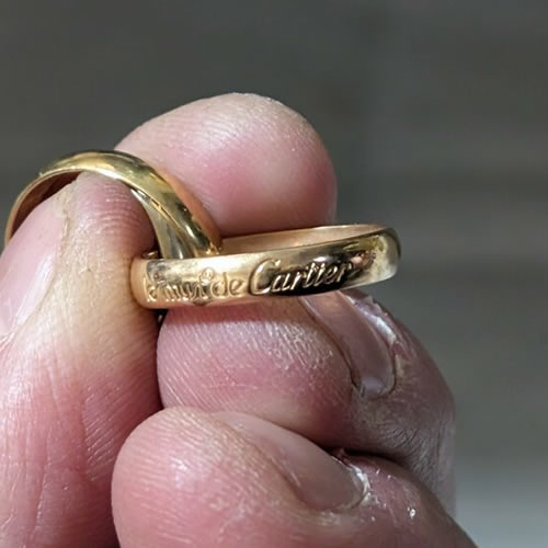 カルティエトリニティリングA1854K