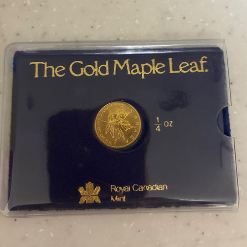 メイプルリーフ1/4ozケース付き