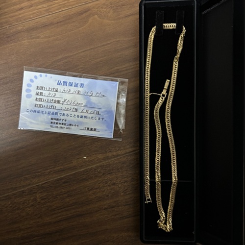 喜平ネックレス　16面トリプル　55センチ　33.5g