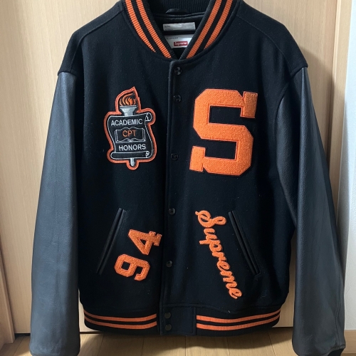 Supreme Team Varsity Jacket "Black"