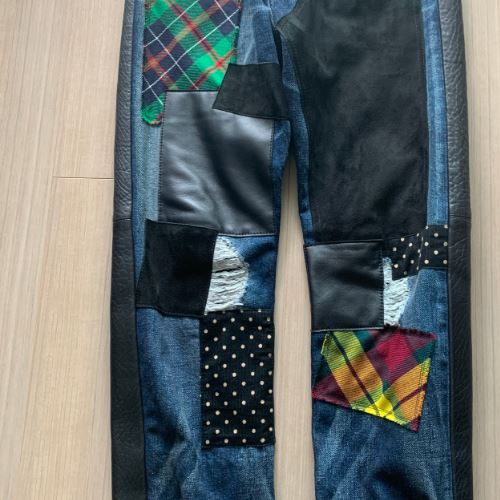 ロエベ×ジュンヤワタナベ パッチワークデニム