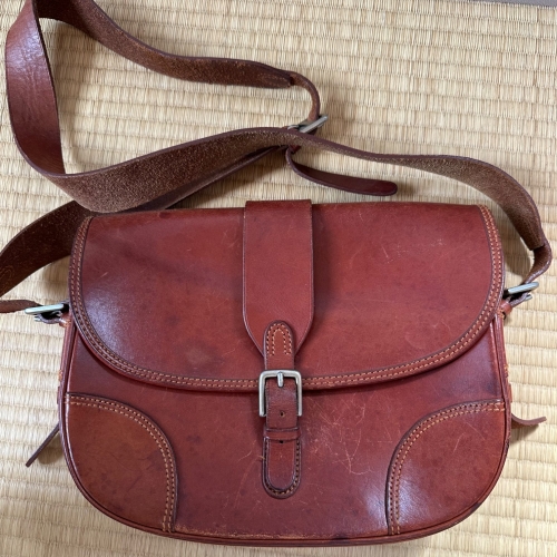 ラルフローレン 革のショルダーバック