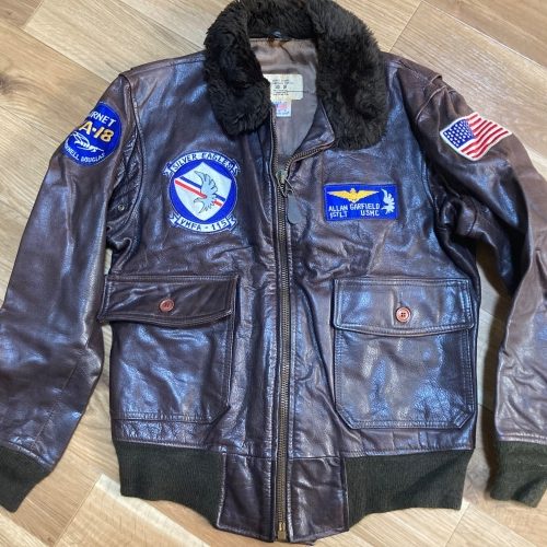 アヴィレックス　レザーフライトジャケット