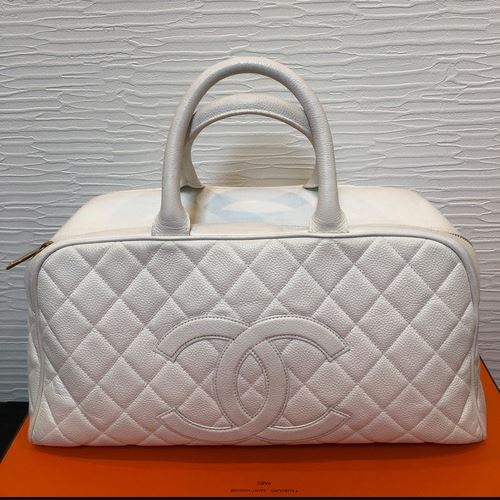 CHANELマトラッセココマークボストン