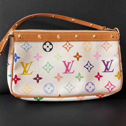 ポシェットアクセソワール モノグラムマルチカラー ブロン