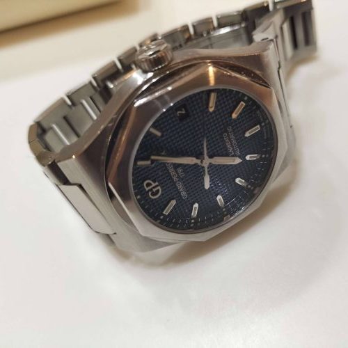 ジラールベルゴ ロレアート 810005 青文字盤 箱あり 保証書なしの画像