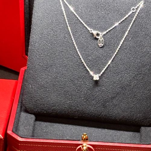 カルティエ　ダイヤネックレス