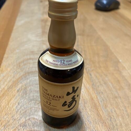 山崎12年　ミニボトル　50ml