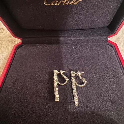 カルティエ ピアス ダイヤモンドの画像