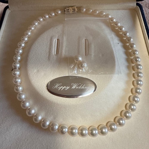 ミキモト　アコヤ貝　パールネックレスの画像