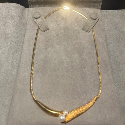 ミキモト　金　パールネックレスの画像