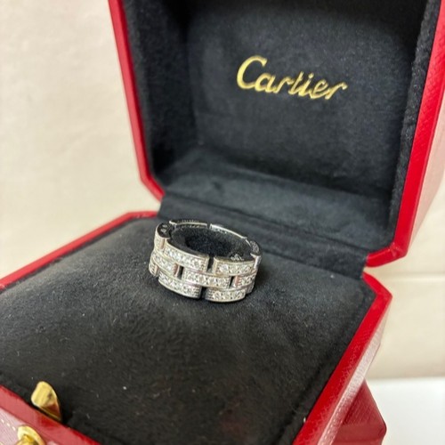 カルティエ マイヨンパンテール フルダイヤモンドリング