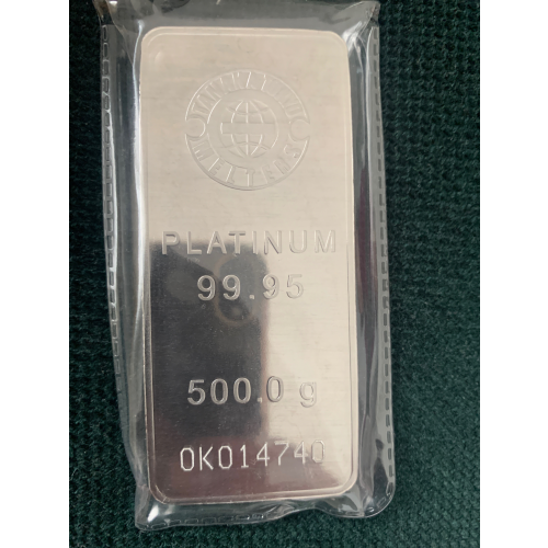 99.50、プラチナ500gの画像