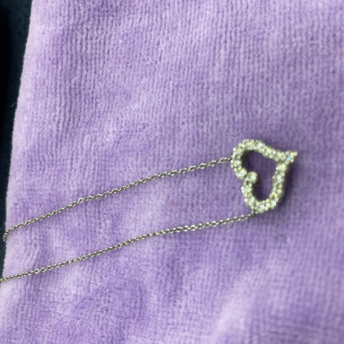 ティファニー ダイヤモンド オープンハートネックレスの画像