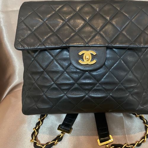 シャネル　ラムスキン チェーンリュック