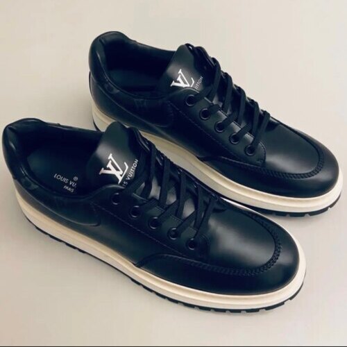 新品 LOUIS VUITTON レザースニーカー サイズ10