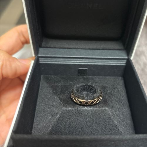 J11785#52FQ4130 シャネル指輪 ココクラッシュリング　ピンクゴール