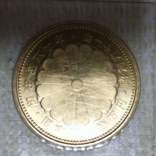 天皇陛下御在位60年記念 10万円金貨 (1点)