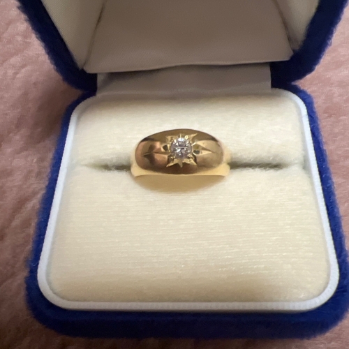 18Ｋダイヤ0.2指輪