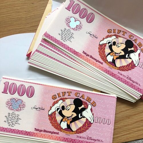 東京ディズニーランド ギフトカード