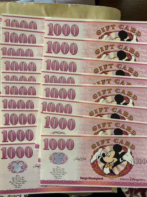 東京ディズニーランドギフトカード