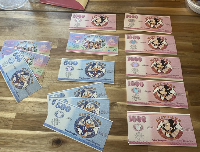 ディズニーギフトカード